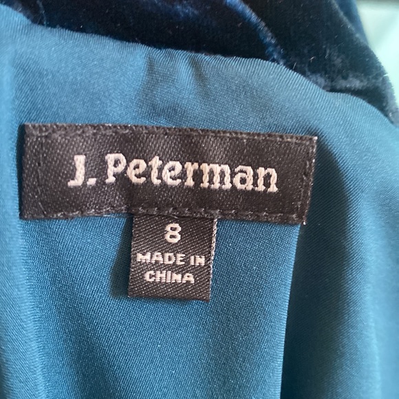 NWT J Peterson velvet Evening  gown size 8 - Picture 4 of 5